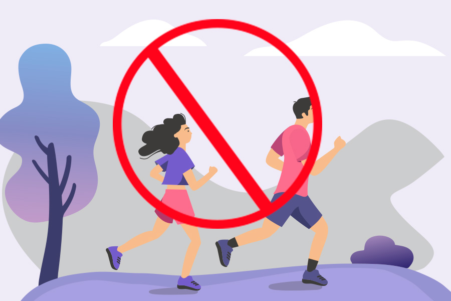 avoid exercise during delhi pollution