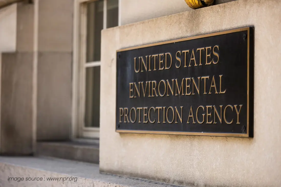 Environmental Protection Agency board outside in the United States