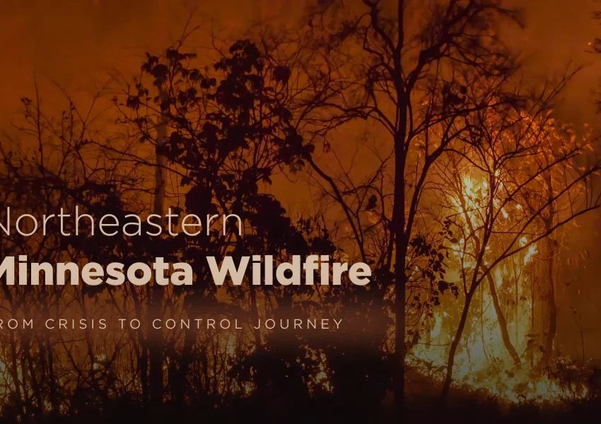 Wildfire Alert in Northeastern Minnesota: From Crisis to Control Journey.